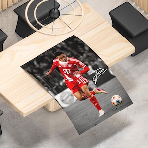 Bayern Munich Signed Poster Set, Harry Kane, Michael Olise, Luis Diaz, Jamal Musiala, Manuel Neuer, Joshua Kimmich, Soccer Fan Gift image 14
