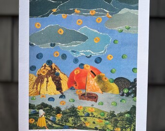 Cloudy with a Chance of Blueberries, Cheerios, and Peas - Fine Art Print