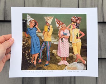 I heard that Linda got a conch shell-do - Fine Art Print