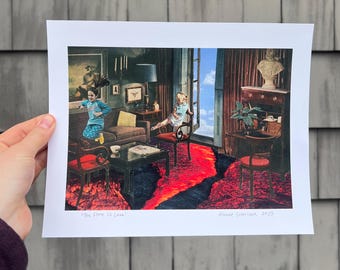 The Floor is Lava - Fine Art Print