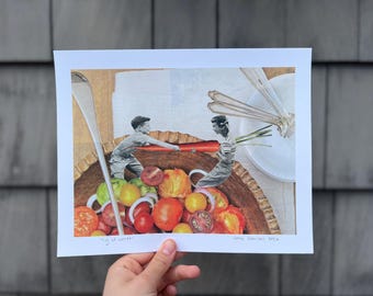 Tug of Carrot - Fine Art Print
