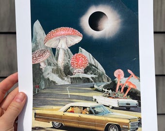Driving Through Mushroom Gorge - Fine Art Print