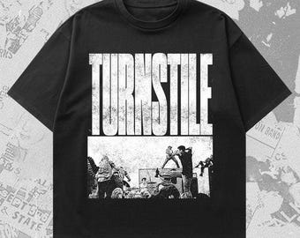 TURNSTILE バンドT GILDAN Lサイズ　ブラック Turnstile Unisex T-shirt - Glow on Album Show Tee - Music Band