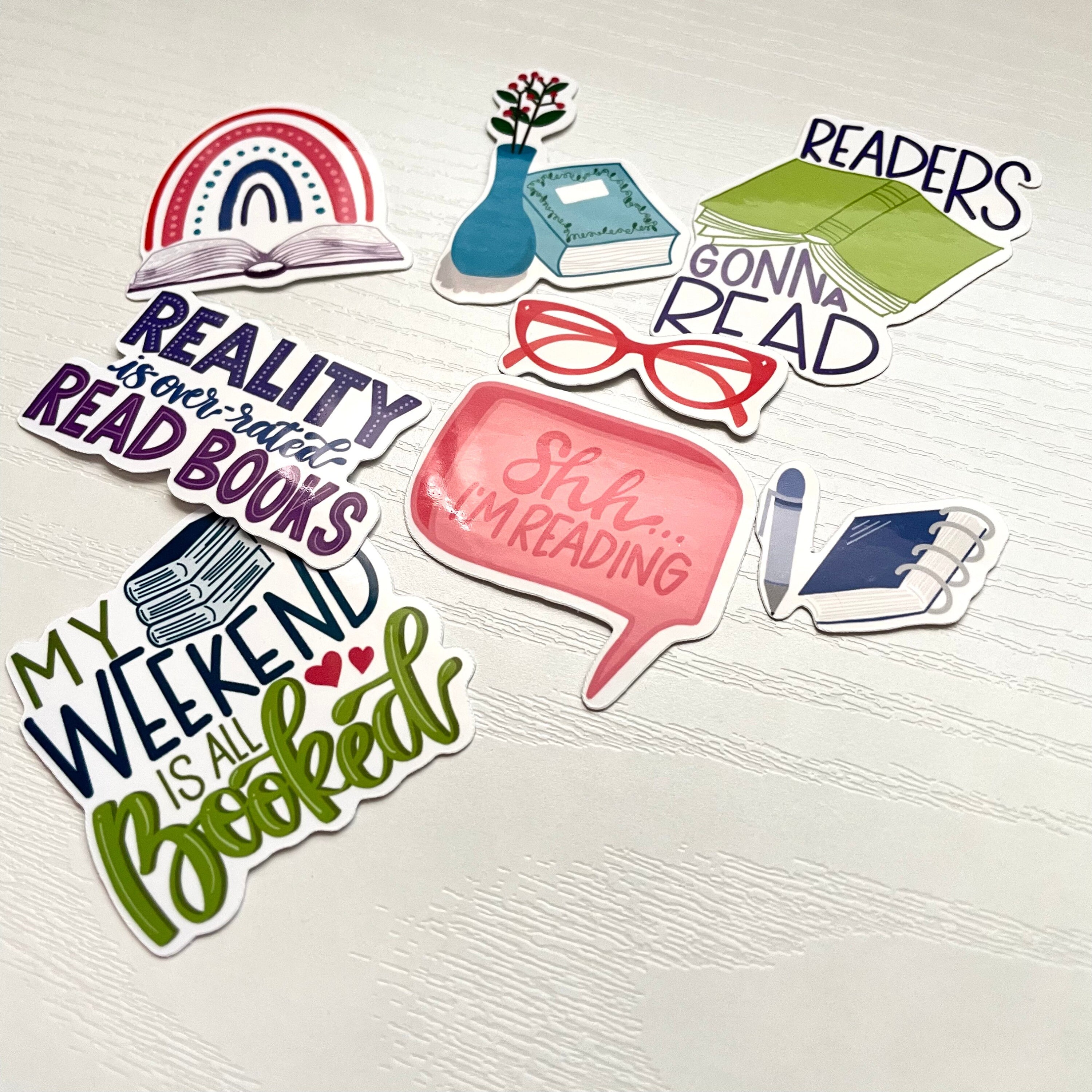 Book Lover - Sticker Pack - Etsy