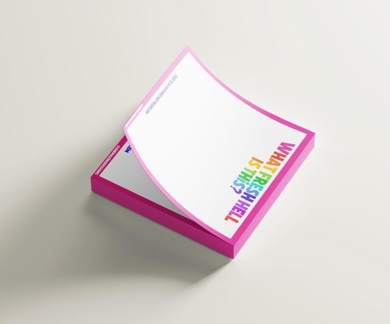 Funny Sticky Notes | What Fresh Hell is This | Snarky Office Supplies ...