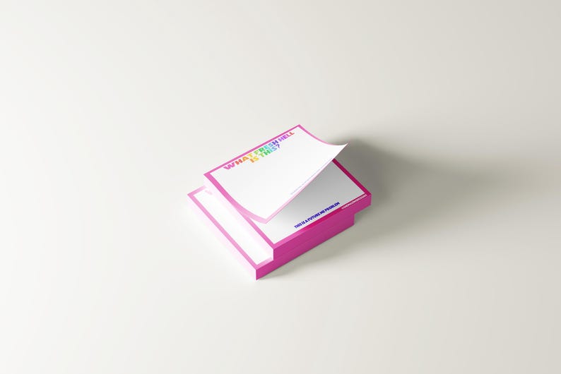 Funny Sticky Notes | What Fresh Hell is This | Snarky Office Supplies ...