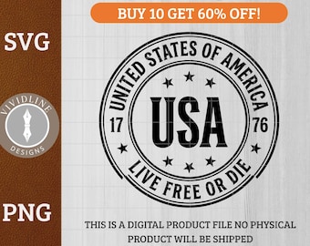 Made in USA | Patriotic Design PNG, Laser Engraving Design for Leather Patches, Vector Logo Cut File