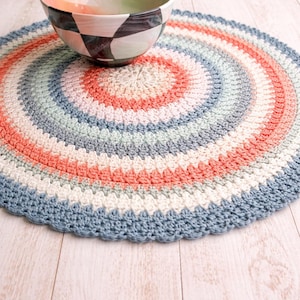 Mandala Doily Crochet Pattern, Vortex Mandala, Beginner Friendly Crochet Pattern, Written & Photo Instructions, pdf Pattern