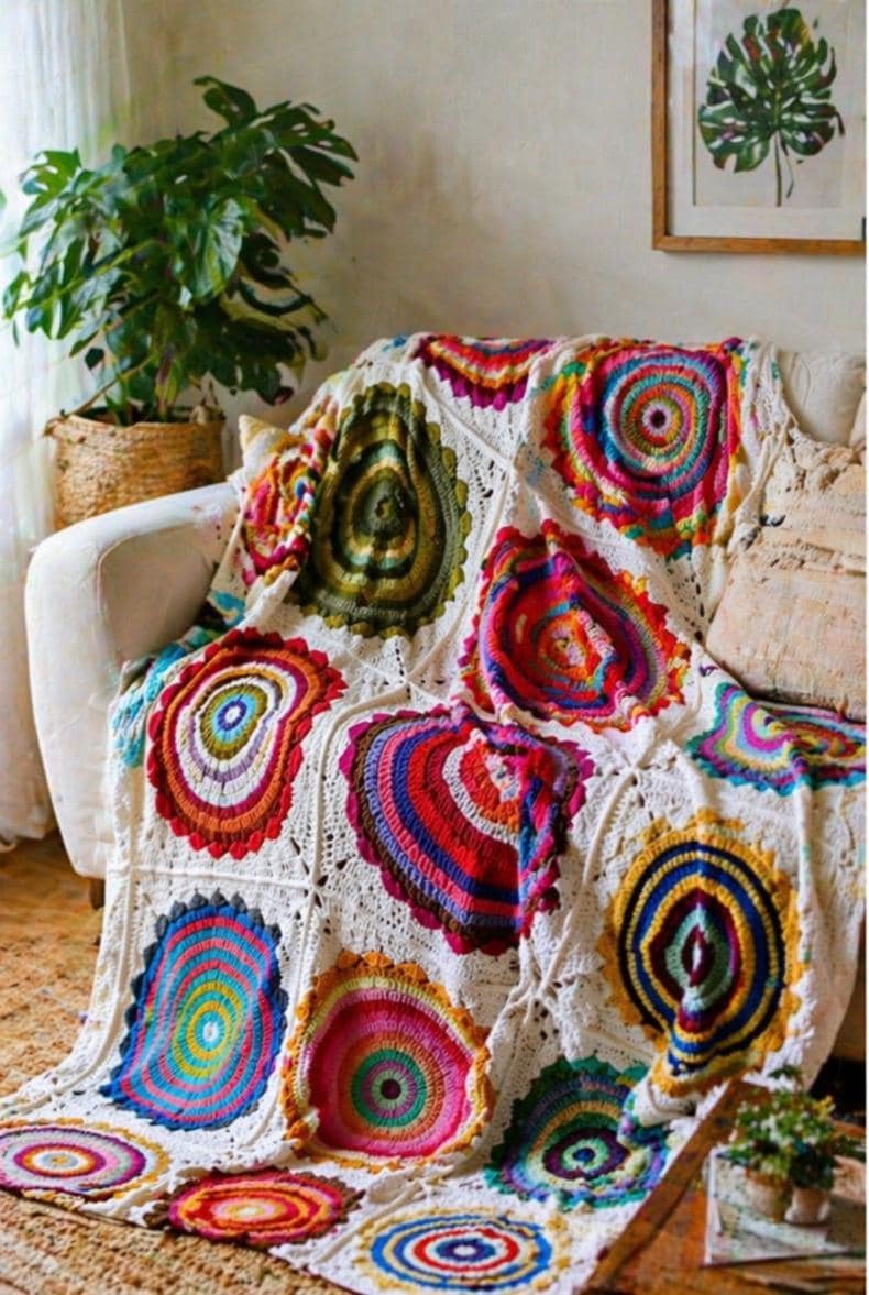 Mandala Blanket - Etsy