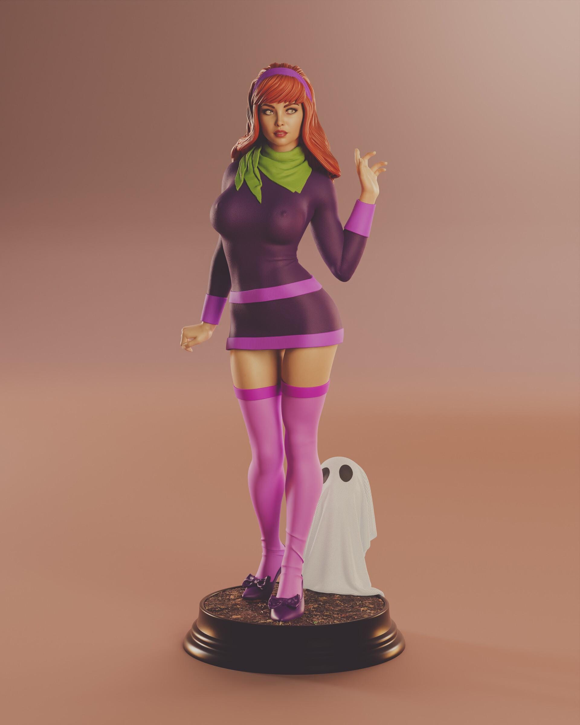 velma sex doll Velma Inspired Resin Statue Hand Painted Cartoon Collectible Figure
