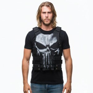 Punisher Leather Vest