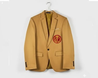 Chaqueta de golf dorada para hombre / Disfraz de Happy Gilmore / Chaqueta de campeón inspirada en la película