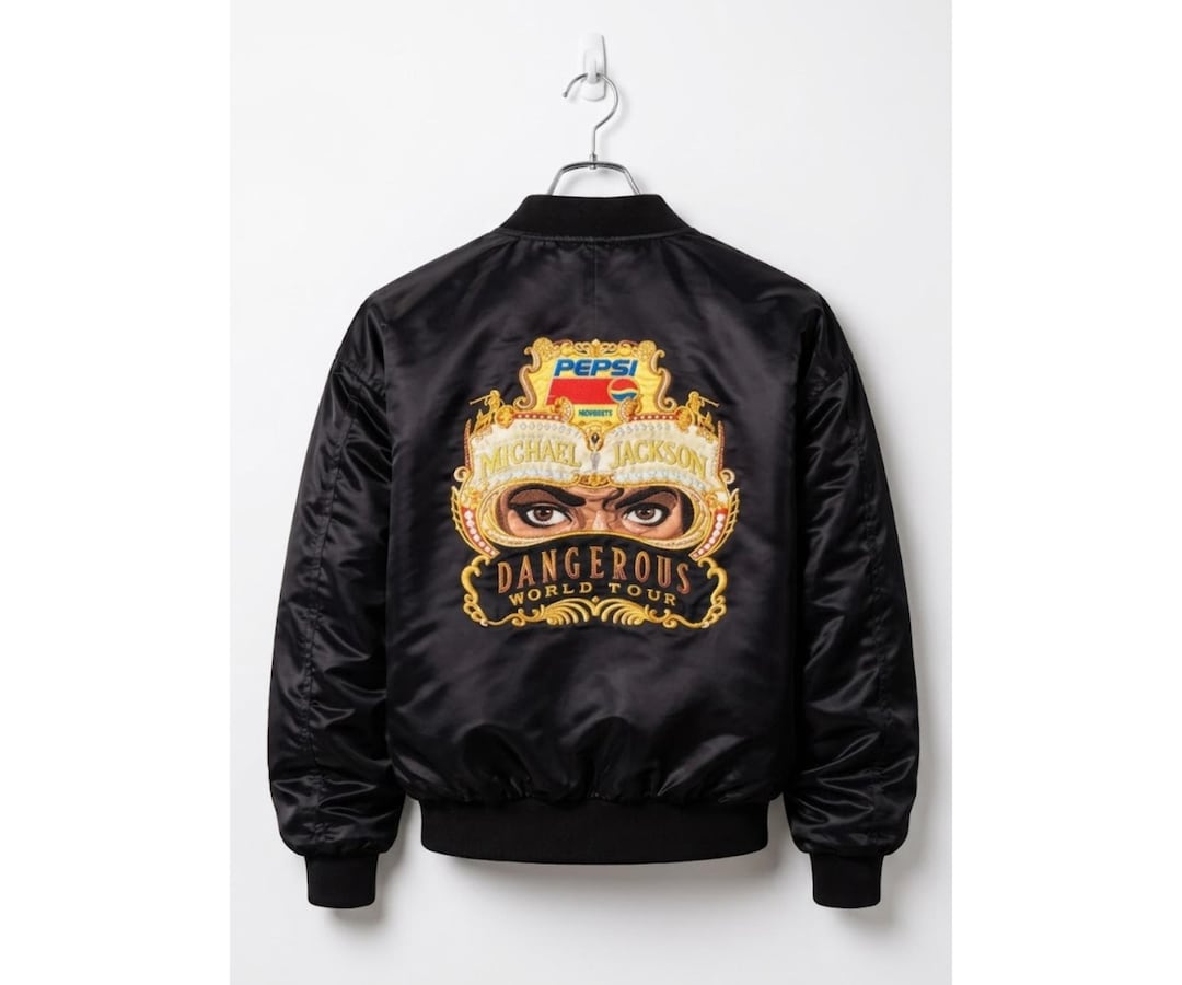 Michael Jackson Dangerous Tour Jacket | MJ Pepsi Inspired Bomber