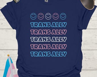 Unisex Emojis T-Shirt Trans Ally