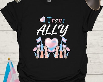 Unisex Hands T-Shirt Trans Ally