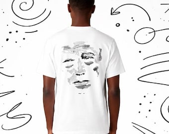 Bedeutungvolle Augen - Abstraktes Portrait T-Shirt