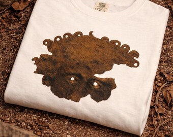 Antikes Fragment Gesicht T-Shirt Minimal Art Tee