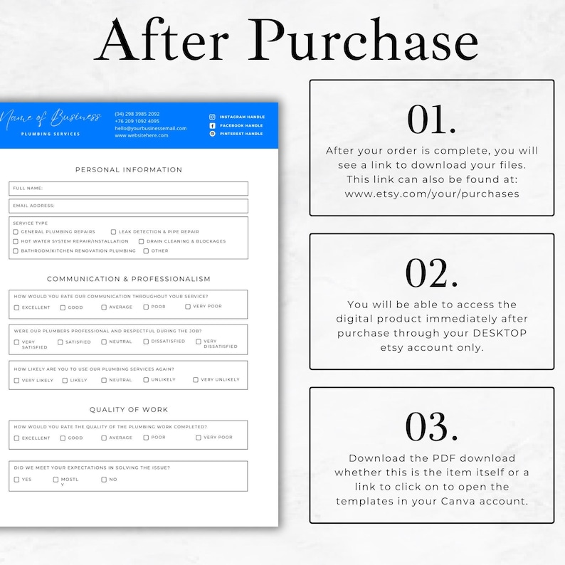 editable business forms for plumbers and contractors

professional plumbing client management forms set