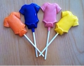 12 Baby Shower Chocolate Lollipops