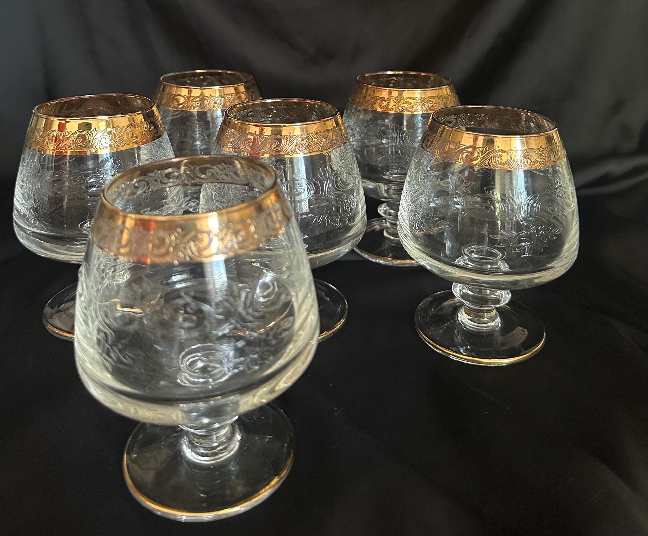 Glas goldrand