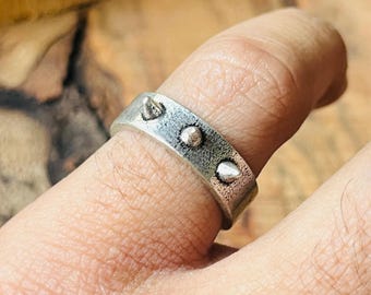 Gothic Spike Ring | Punk Statement Ring | 925 Sterling Silver Ring