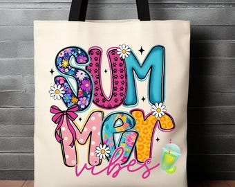 Retro Summer Vibes Doodle PNG, Floral Leopard Beach Sublimation (Digital Download)
