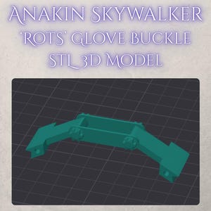 Anakin Skywalker 'RotS'-inspirerat handskspänne STL 3D-modeller