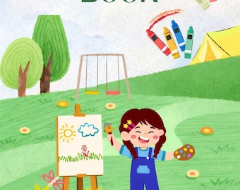 Kleurboek voor kinderen | 21 afdrukbare pagina's (digitale download)