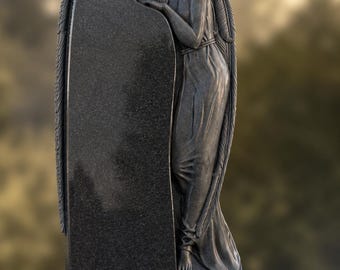 Diseño de impresión 3D CNC STL del Monumento al Ángel Celestial