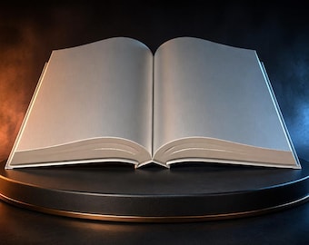 Open Book STL File | Bible Relief Wood Carving Decor (Digital Download)