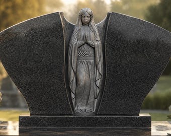 Diseño de relieve para impresión 3D CNC STL del monumento conmemorativo de la Virgen María