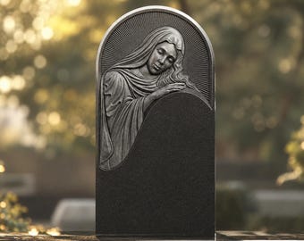 Relieve del monumento conmemorativo de la Virgen María en formato STL para CNC e impresión 3D.