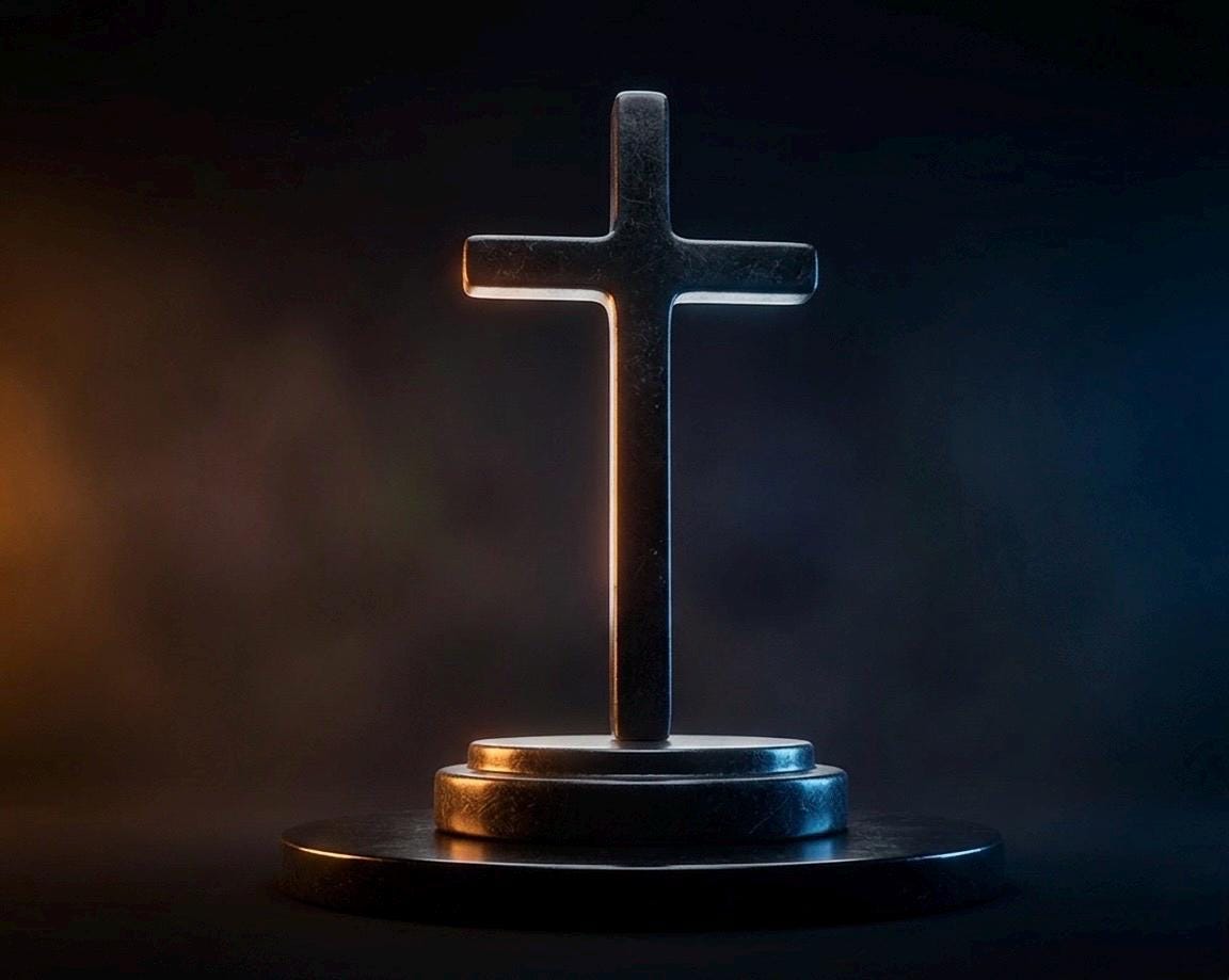 Cross Sculpture STL Christian Wall Art Print File 3D