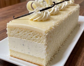 Vanilla Bean Mousse Cake Recipe | Elegant Pastry Guide (PDF Download)
