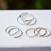 Stacking Rings, Midi Rings/ Sterling Silver/ Gold Filled - Etsy