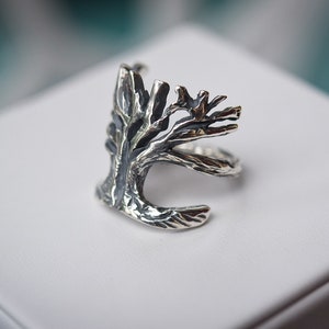 Live Oak Tree Ring/ Sterling Silver