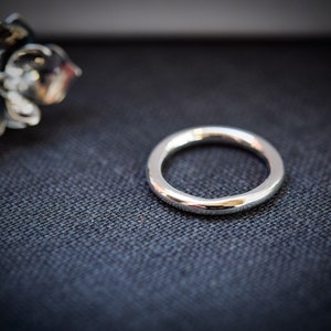 Thick Stacking Ring/ Sterling Silver/ Chunky Stacking Ring/ Heavy Gauge