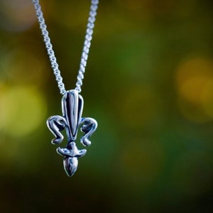Fleur de Lis-ketting/sterlingzilver