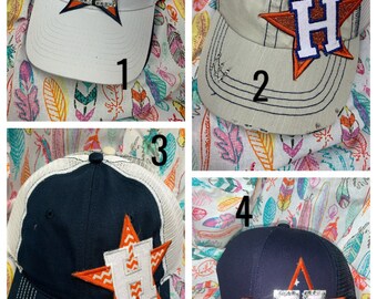 custom astros hat
