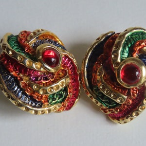 Vintage Jacky de G ( not signed ) earrings