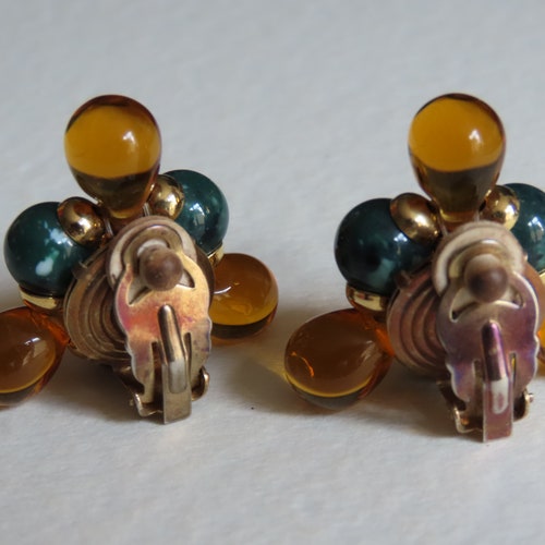 Earrings in the taste of Yves Saint Laurent - no shops signature
