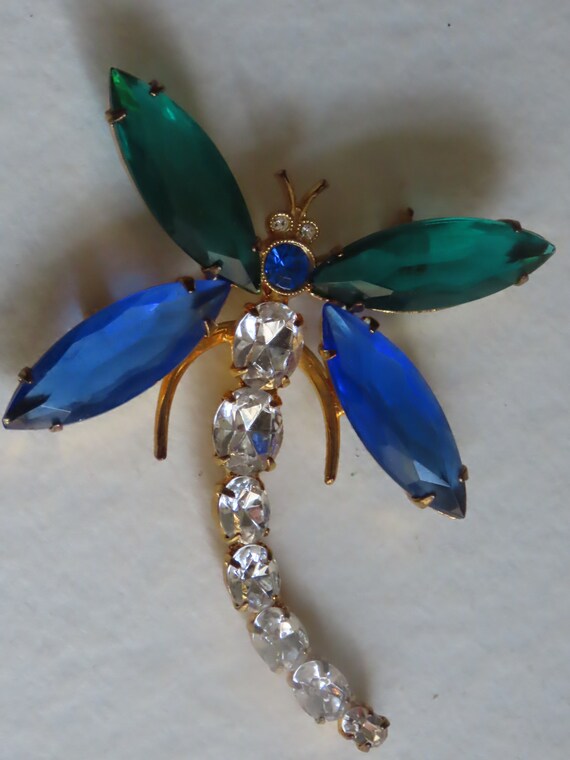 Dragonfly Brooch in the taste of YSL