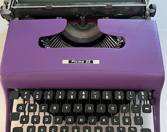 OLIVETTI LETTERA 32 タイプライター、オリジナルのティールカラーが