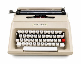 Macchina da scrivere Olivetti Lettera 35 d'epoca – TOP 10 per la sua eccezionale qualità e stato di conservazione