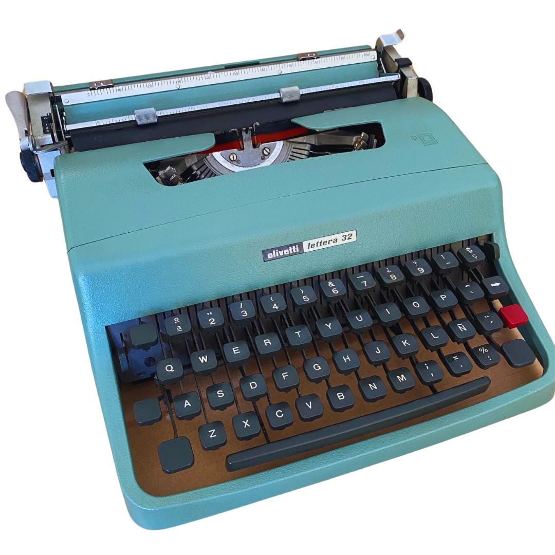 Fully Functional Olivetti Lettera 32 Typewriter - Etsy