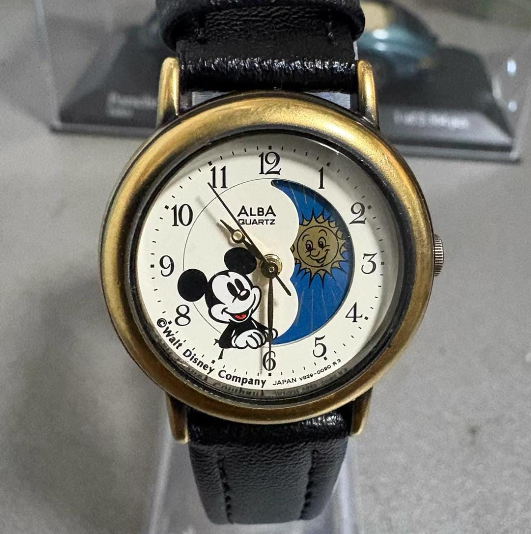Disney Sun/Moon Phase Unisex Chronograph Watch‎ The Disney Mickey Mouse Watch Collection by Citizen AP1053  main image 2