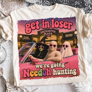 Retro Halloween Png, Needoh Hunting Png, Needoh Squishy Shirt, Funny Meme Sublimation, Goth Girl Tshirt Dtf