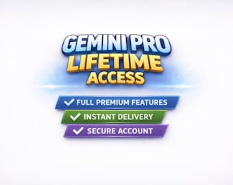 Suscripción vitalicia a Gemini Pro / Funciones completas de IA (Entrega digital)