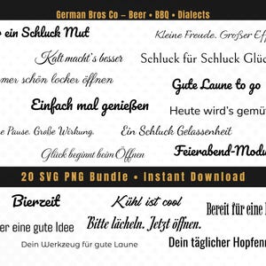 Bottle Opener Quotes SVG Bundle, German Beer Sayings, Father's Day, Cricut Files (Digital Download)