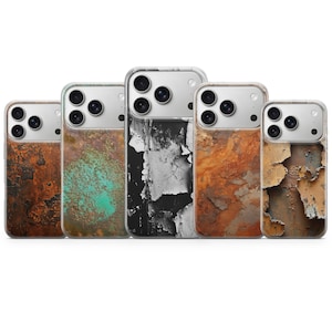 Rust Phone Case Rusted Metal Corrosion Cover for iPhone 17 Pro Max, 17e, 15, 14, 13 & Samsung S26 Ultra, S25 FE, A57, A56, Pixel 10, 9A